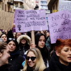 Manifestación en el Día de la Mujer en Salamanca.- ICAL