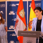 La presidente de la Comisión de Investigación de la Trama Eólica en Castilla y León, Ana Sánchez. - E.M.