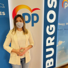 La portavoz del Grupo Municipal Popular del Ayuntamiento de Burgos, Carolina Blasco, propone crear medidas para regular las terrazas de invierno. -E.PRESS