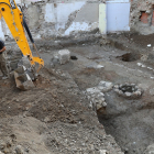 Excavaciones arqueológicas en un solar de la calle Barrio y Mier de Palencia.- ICAL
