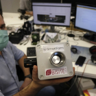 Uno de los investigadores del grupo Bisite en las instalaciones de la Universidad de Salamanca. ENRIQUE CARRASCAL