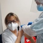 Vacunación en el  Benito Menni de Valladolid. E. M.