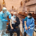 Áureo López recibe la segunda dosis de la vacuna contra el Covid.- E. M.