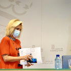 La consejera de sanidad, Verónica Casado, comparece en rueda de prensa para informar de la situación epidemiológica de la Comunidad | ICAL