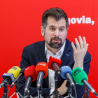 El secretario general del PSOECyL y portavoz en las Cortes, Luis Tudanca. ICAL