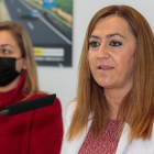 La delegada del Gobierno en Castilla y León, Virginia Barcones, informa sobre las nuevas sanciones de tráfico en una comparecencia en el Centro de Tramitación de Denuncias Automatizadas de León.- ICAL