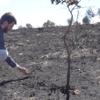 El vicepresidente de la Junta, Juan García-Gallardo, visita la zona afectada por los incendios de la Sierra de la Culebra.- E. M.