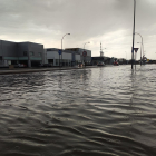 Polígono de los Villares en Salamanca tras las precipitaciones de este miércoles - EUROPA PRESS