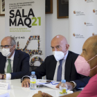 El consejero de Agricultura, Ganadería y Desarrollo Rural, Jesús Julio Carnero, informa sobre el Consejo Agrario Regional en Salamaq21. - ICAL