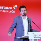 El secretario general del PSOE de Castilla y León, Luis Tudanca. - ICAL