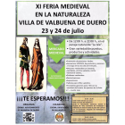 Cartel de la Feria Medieval en la Naturaleza de Valbuena de Duero (Valladolid).- Europa Press