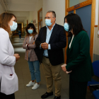 La consejera de Educación, Rocío Lucas, visita las instalaciones del CEIP Numancia. - ICAL