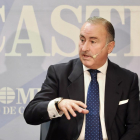 Pablo Junceda, director general adjunto del banco Sabadell, en el Club de Prensa El Mundo de Castilla y León: El sector financiero en Castilla y León. -PHOTOGENIC.