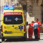 Un hombre ha sido trasladado en ambulancia por un golpe de calor en la Plaza Mayor de Ciudad Rodrigo Ciudad Rodrigo (Salamanca).- ICAL