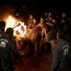 Celebración del Toro de Júbilo de Medinaceli en Soria.-ICAL