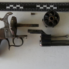 Un vecino de Palencia encuentra en su domicilio un revólver de la época de la Guerra de Secesión de los EEUU. / ICAL