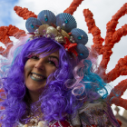 La localidad abulense de Cebreros celebra en Domingo de Piñata con la XXV del Concurso Provincial de Carrozas y Comparsas de su Carnaval, que ya es fiesta de interés turístico nacional. -ICAL