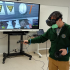 Primera sesión de aprendizaje usando realidad virtual en el IES Trinidad Arroyo. -E.M