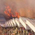 Incendio en las inmedeiaciones del cementerio municipal.- ICAL