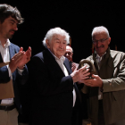 Gordoncillo homenajea a Antonio Gamoneda con la inauguración de una exposición y la entrega del Premio Semilla de Oro. -ICAL