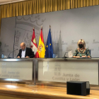 Igea y Casado en la rueda de prensa tras el Consejo de Gobierno. - EUROPA PRESS