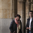 Los dos candidatos del PSOE a la alcaldía de Salamanca, Soledad Murillo y José Luis Mateos. ENRIQUE CARRASCAL