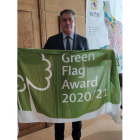 El Parque de Quevedo de León renueva su ‘green flag’ por su limpieza, cuidado y biodiversidad. | ICAL.