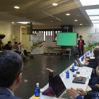 Los participantes en el proyecto Mencia de Vitartis, durante una de las primeras sesiones de trabajo, celebrada en febrero en Valladolid. - VITARTIS