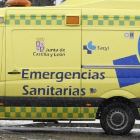 Ambulancia de Emergencias de Castilla y León. EP