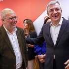 Francisco Igea y Luis Garicano durante una rueda de prensa de Ciudadanos, en una imagen de archivo.- J. M. LOSTAU