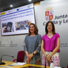 La consejera de Movilidad y Transformación Digital, María González Corral, presenta los proyectos para la implantación de Sistemas Inteligentes de Transporte (ITS) en el servicio público de transporte de viajeros por carretera de Castilla y León. ICAL
