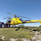 Rescatado un senderista que se había lesionado cerca de la Laguna Cebollera, en Sotillo del Rincón (Soria).- ICAL.