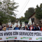 Manifestación en Sagallos, Zamora - Ical