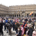 Concentración de VOX frente al ayuntamiento de Salamanca.- ICAL