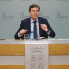 El consejero de Economía y Hacienda y portavoz de la Junta, Carlos Fernández Carriedo. ICAL