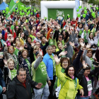 Valladolid mantiene otro año más la Marcha Contra el Cáncer más numerosa de todo el país, con casi 59.000 inscritos. J.M. LOSTAU