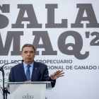 El ministro de Agricultura, Pesca y Alimentación, Luis Planas, en la inauguración de Salamaq 2023.- ICAL