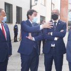 El presidente de la Junta, Alfonso Fernández Mañueco asiste al acto institucional del Dia de El Bierzo. - ICAL