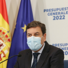Carlos Fernández Carriedo, durante el análisis de los Presupuestos Generales de la Comunidad 2022.- ICAL
