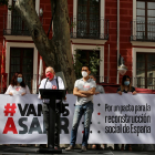 Los sindicatos se concentran en Castilla y León ‘Por un pacto para la reconstrucción social de España’.- ICAL.