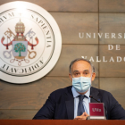 El rector de la Universidad de Valladolid, Antonio Largo.- ICAL