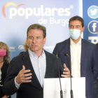 Borja Suárez presenta su candidatura a la presidencia del PP de Burgos. - ICAL