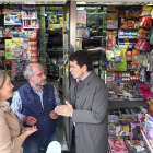 El presidente del PP de Castilla y León, Alfonso Fernández Mañueco, visita Burgos para apoyar la candidatura de Cristina Ayala al Ayuntamiento de la capital.- ICAL