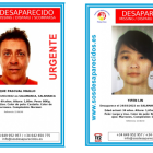 Cartel con la imagen de los dos desaparecidos en Salamanca. -SOS Desaparecidos