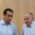 Vicente Andrés y Faustino Temprano, durante la rueda de prensa conjunta.- ICAL