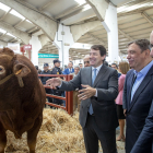 El presidente de la Junta, Alfonso Fernández Mañueco, en la inauguración de la Feria del Sector Agropecuario Salamaq 2022.- ICAL