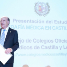 José Luis Díaz Villarig, durante la presentación del informe en las Cortes. | ICAL