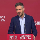El portavoz de la Ejecutiva del PSOE, Felipe Sicilia.-  EP