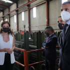 La consejera de Empleo e Industria, Ana Carlota Amigo, visita las instalaciones del Grupo Tecozam. - ICAL