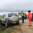 Imagen de los vehículos después del accidente.- GUARDIA CIVIL